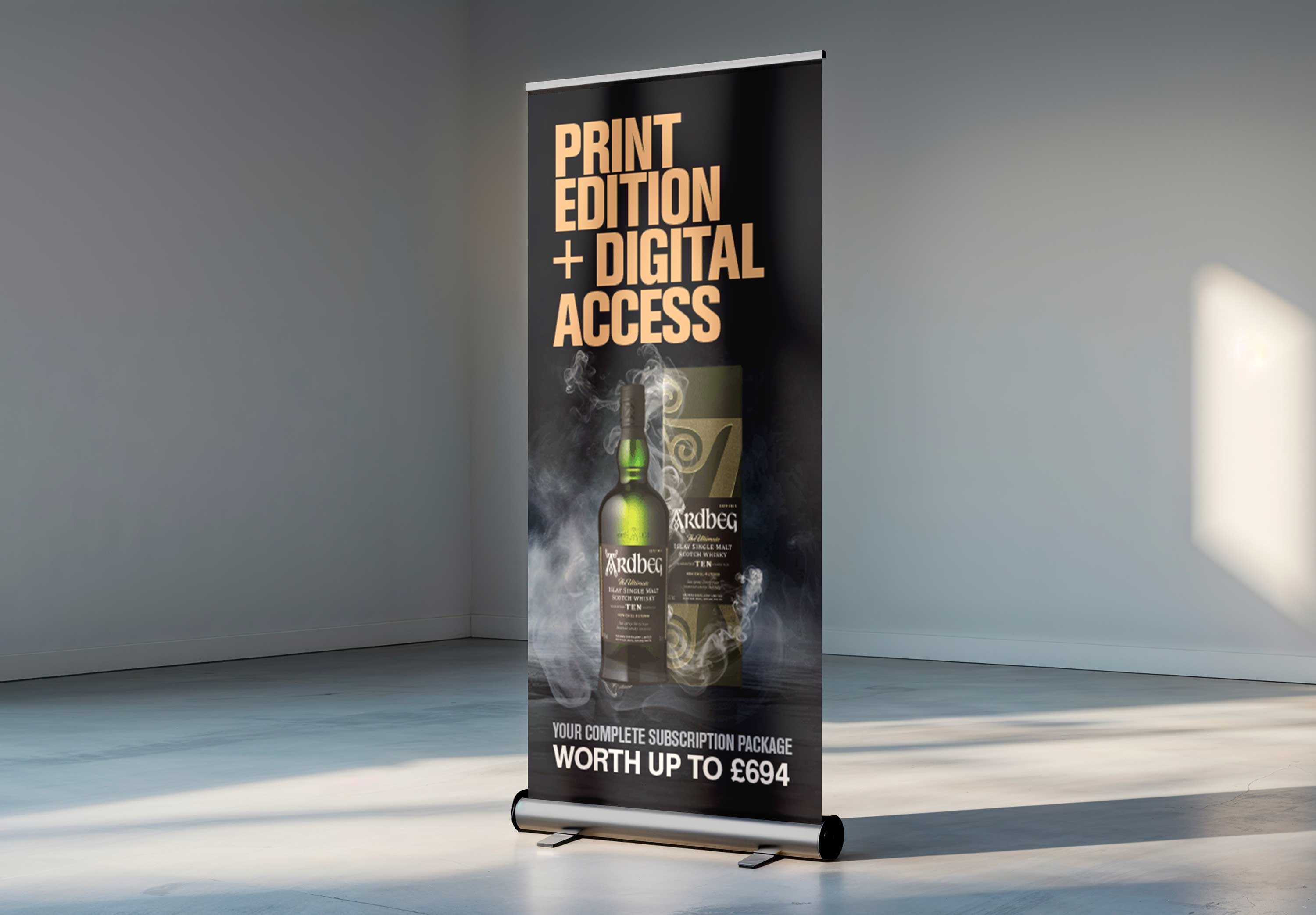 Ardbeg × Scottish Farmer campaign banner